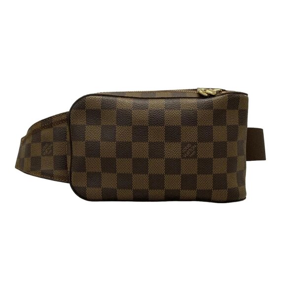 LOUIS VUITTON Geronimos Ebene Damier Bum Bag Damier Canvas 545-090125 - Picture 1 of 14